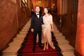 Herečka Marika Šoposká s manželem filmovým zvukařem Petrem Čechákem