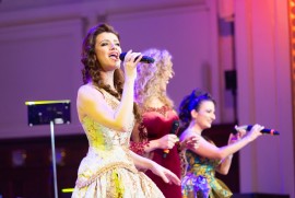 Sólistky RBBGB. Zľava Ivana Regešová, Zuzana Gamboa a Andrea Zimányiová