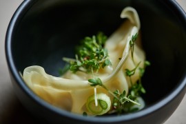 Knedlíčky s vepřovým masem a kimchi